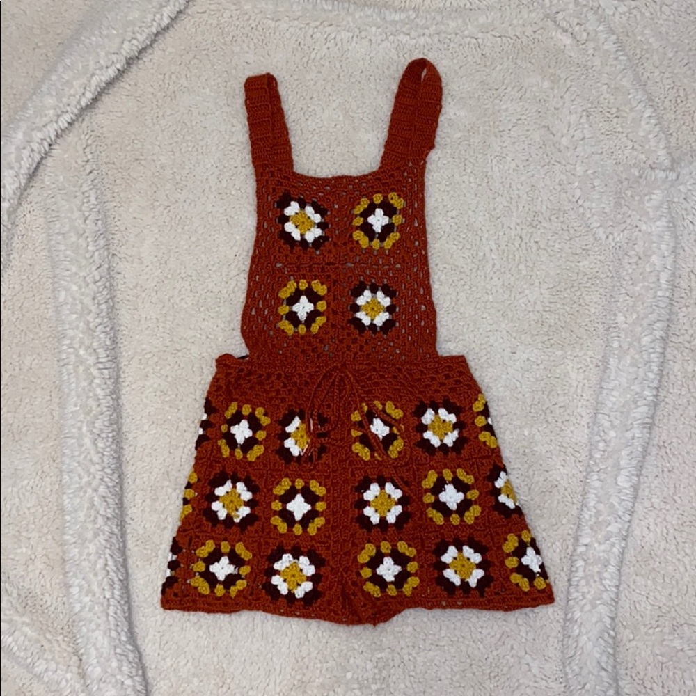 Cute Knitted Overalls